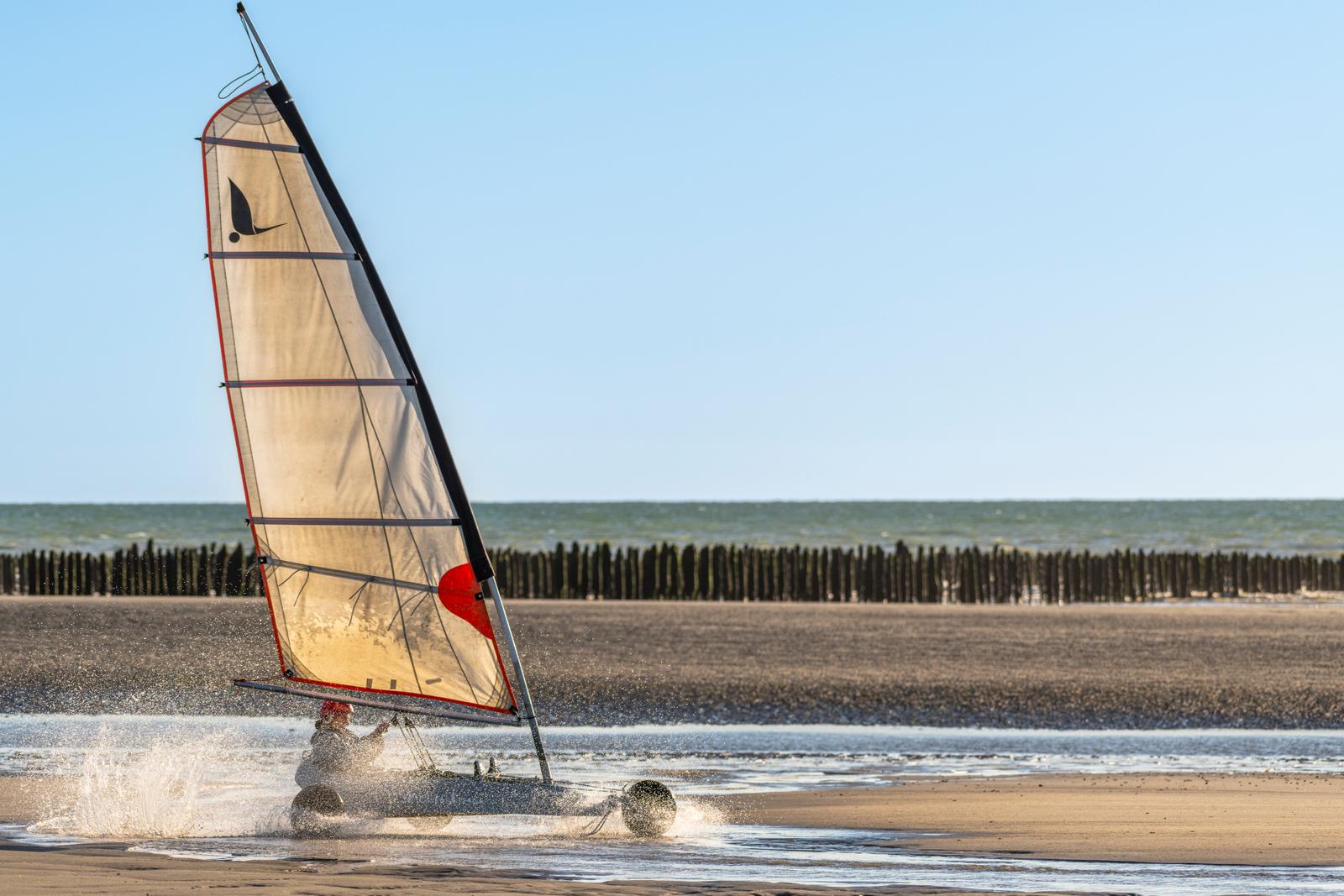 Quend-Plage : char à voile
