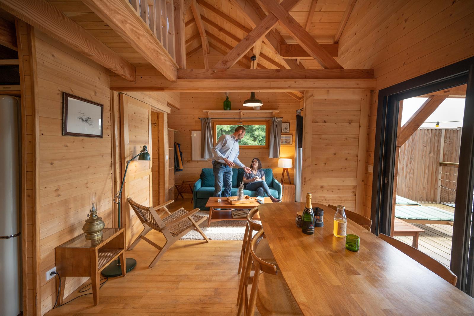 Beauchamps : domaine du Lieu Dieu, la cabane