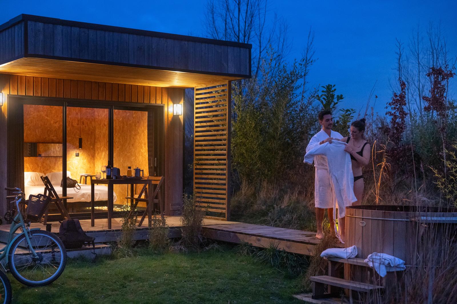 Saint-Quentin-en-Tourmont - Le Piloti Lodge bain nordique