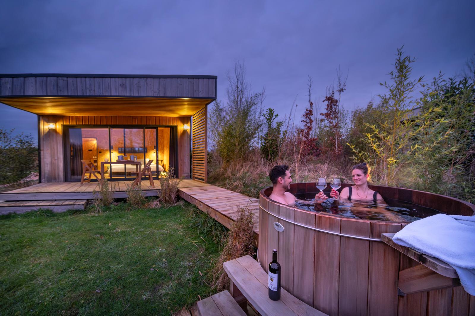 Saint-Quentin-en-Tourmont - Le Piloti Lodge bain nordique