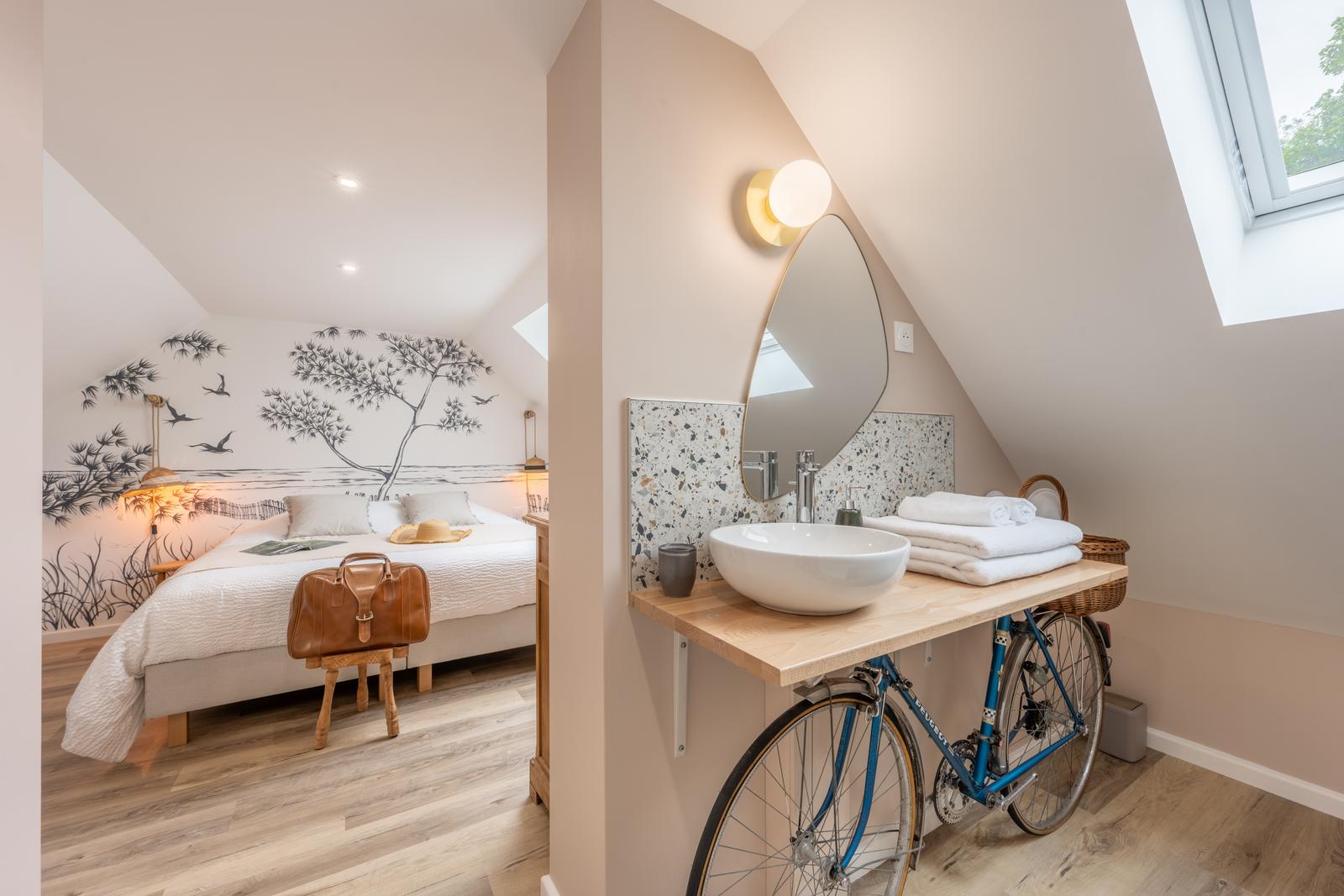 Saint-Martin-lez-Tatinghem : salle de bain du gîte "Le Bon Temps" 02