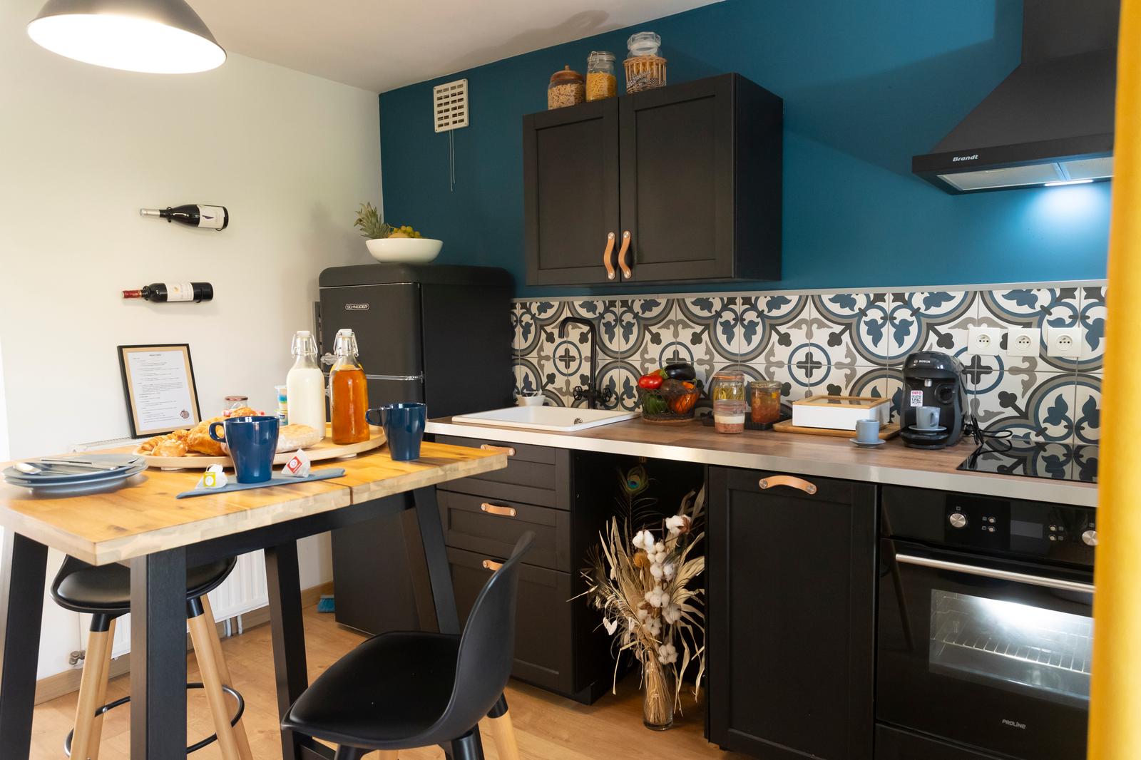 Saigneville : gîte le Temps d'un Instant, la cuisine 03