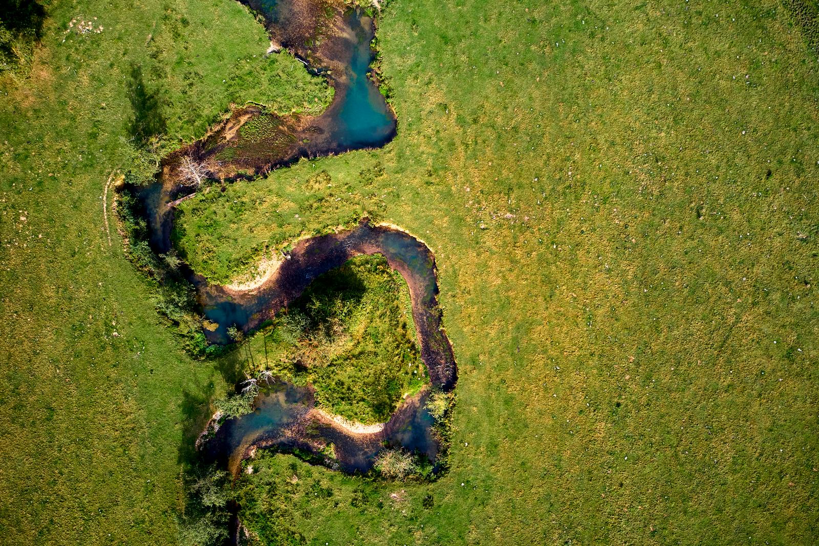 Lebiez : vue aérienne de la forêt autour d'Hesdin-la-Forêt