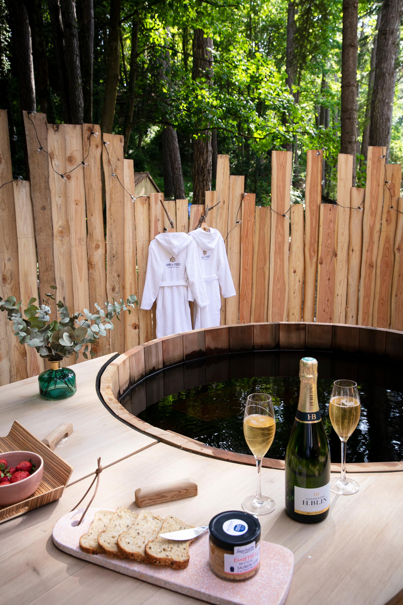 Neufchâtel-Hardelot : lodge Bain de forêt 42