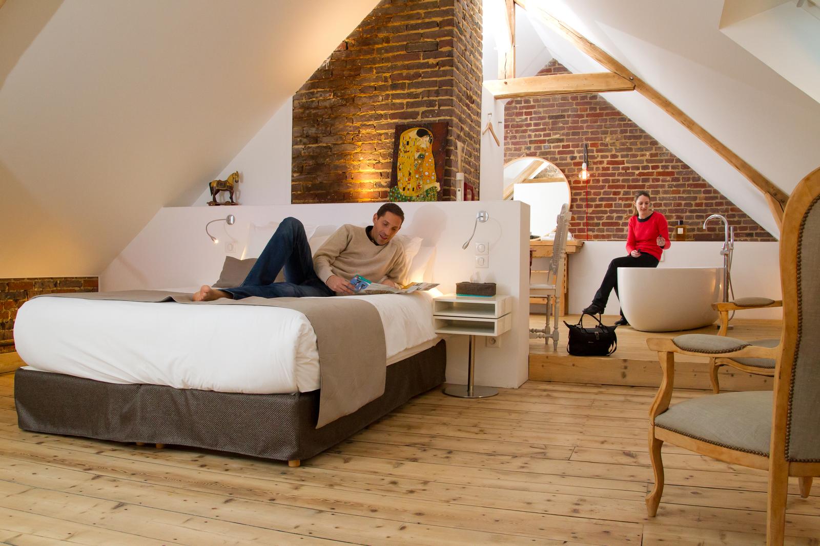 Beauvais : La Salamandre, chambre Vision