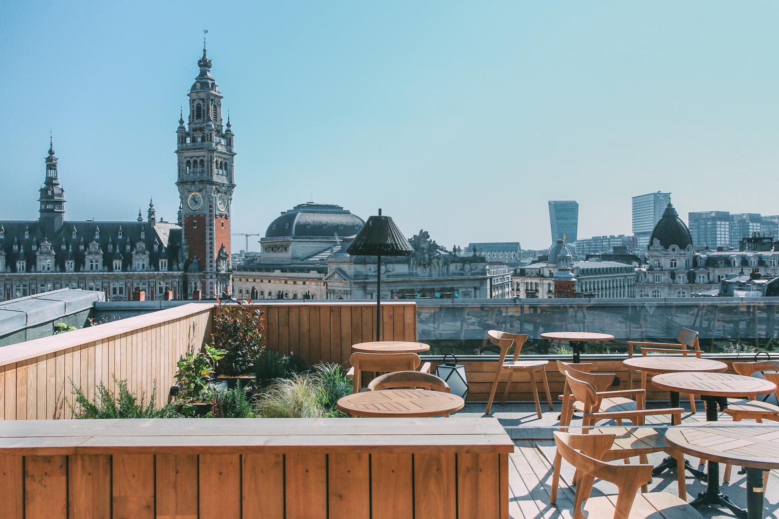 Lille : Grand hôtel Bellevue - Le rooftop 09
