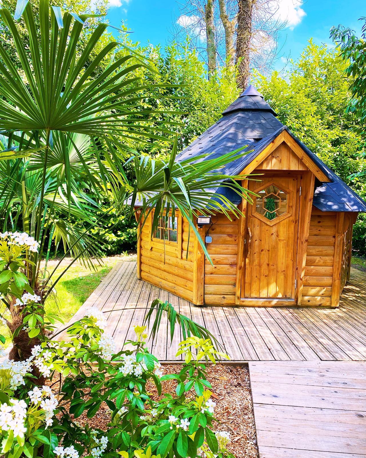 Saint-Leu d'Esserent : Camping le Pré des Moines - la cabane en bois 09