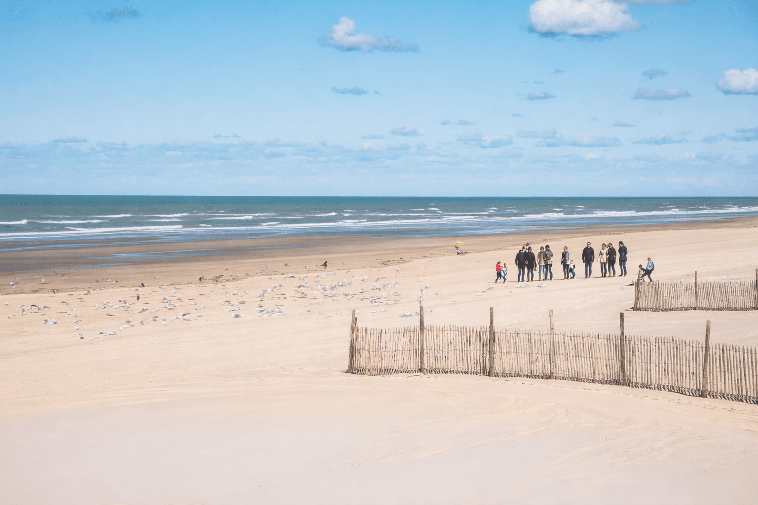 Merlimont : journée en famille/tribu sur la plage