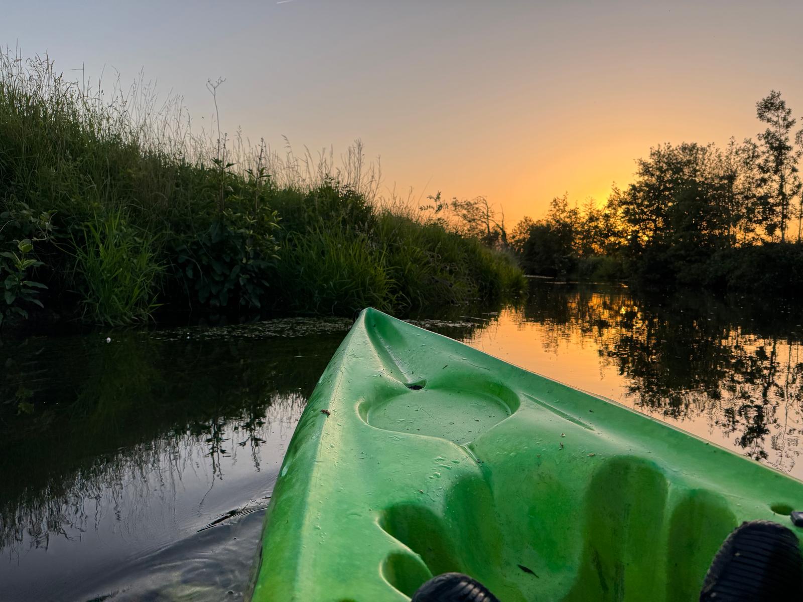 Crécy-sur-Serre : sortie en canoë au crépuscule - Domaine du Pré Dieu 03