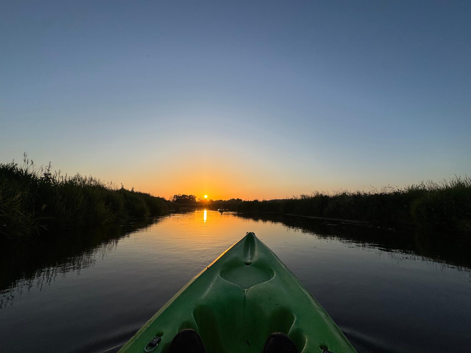 Crécy-sur-Serre : sortie en canoë au crépuscule - Domaine du Pré Dieu 01