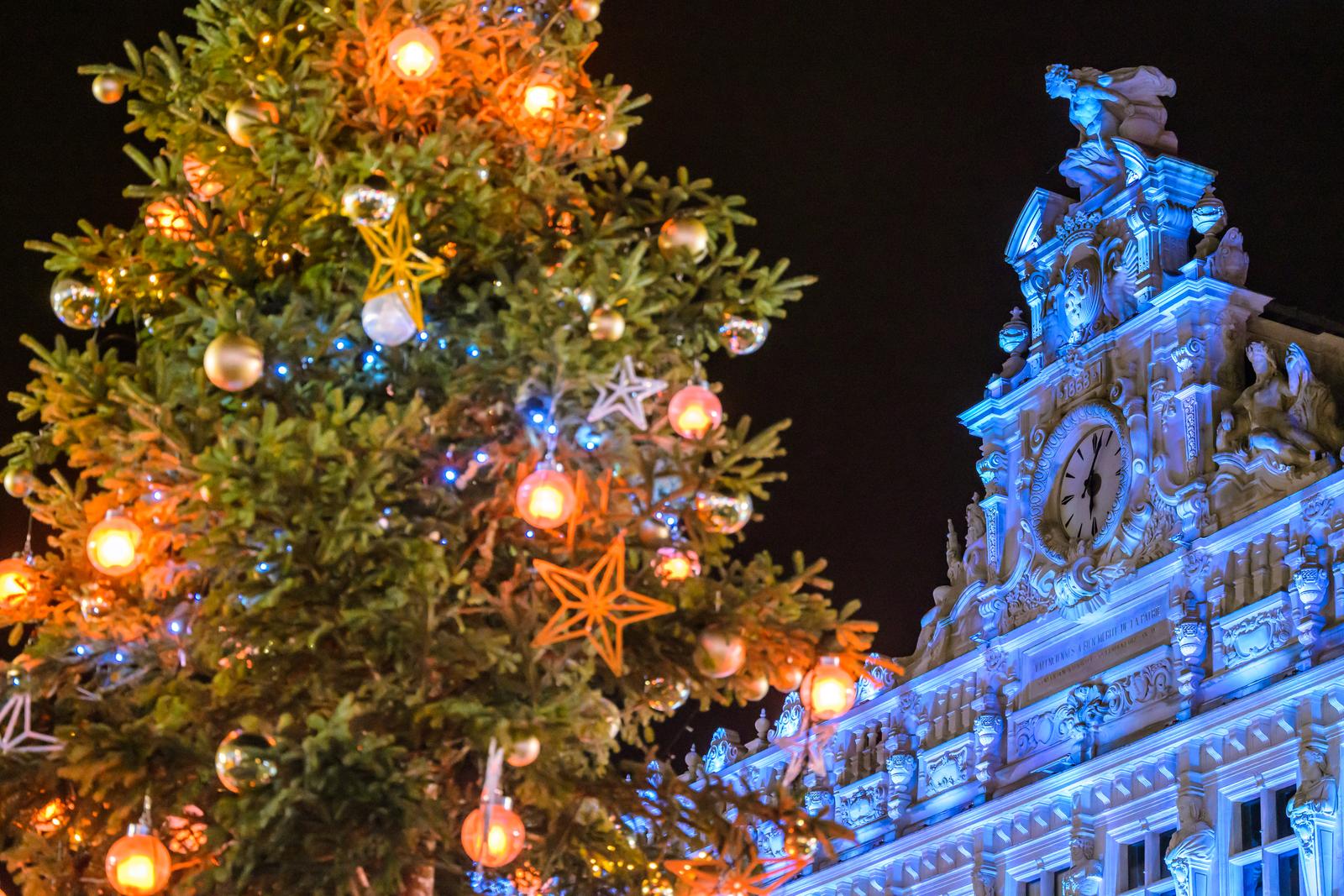 Noël à Valenciennes sur la Place d'Armes