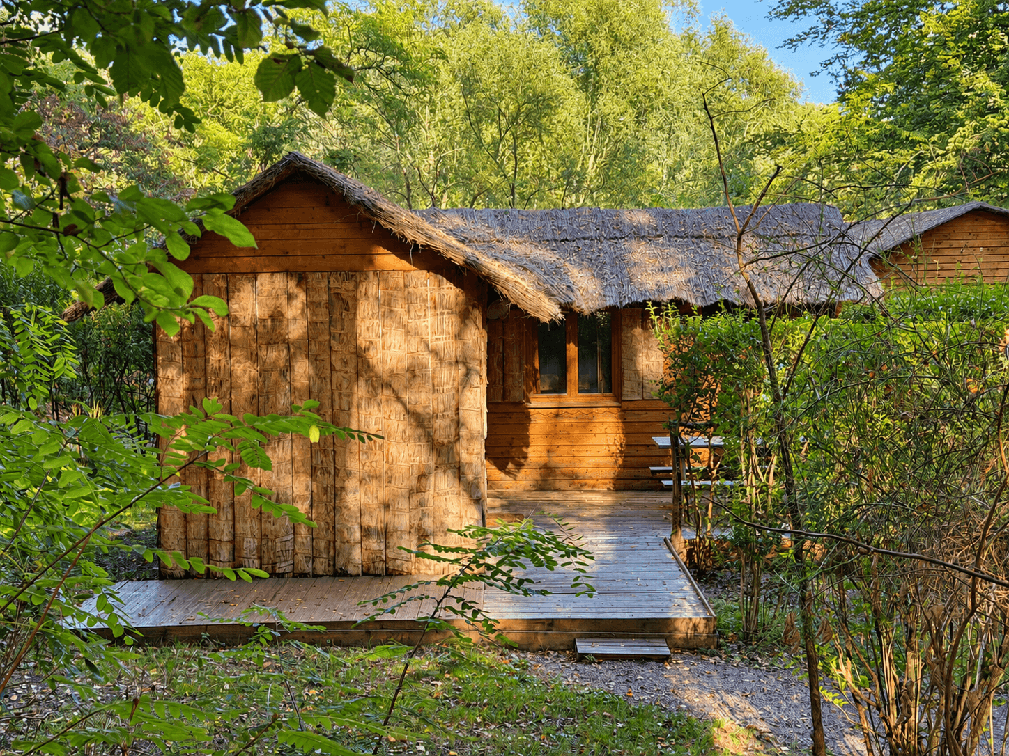 -Cabane Trappeur - Camping Coeur de la Forêt Pierrefonds -15