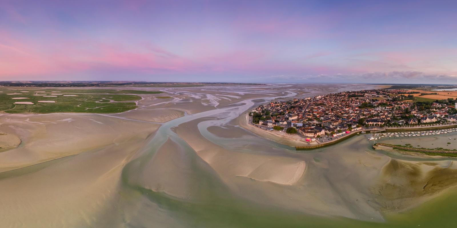 Le Crotoy vue du ciel