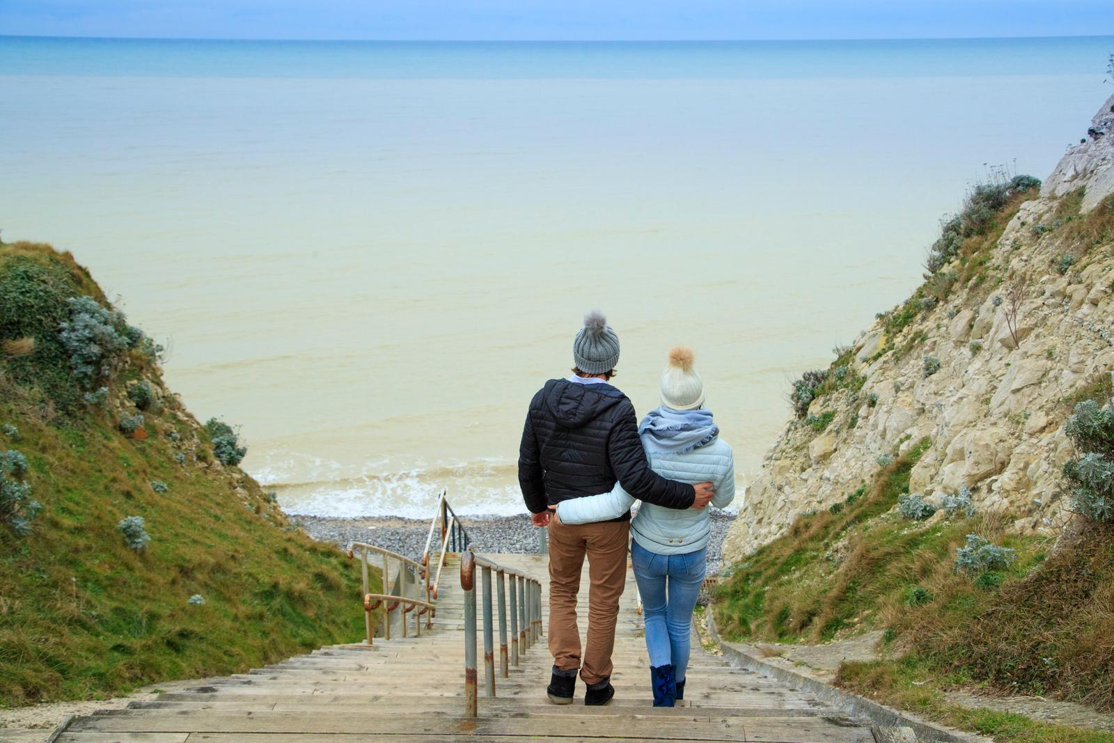 Ault : balade en amoureux