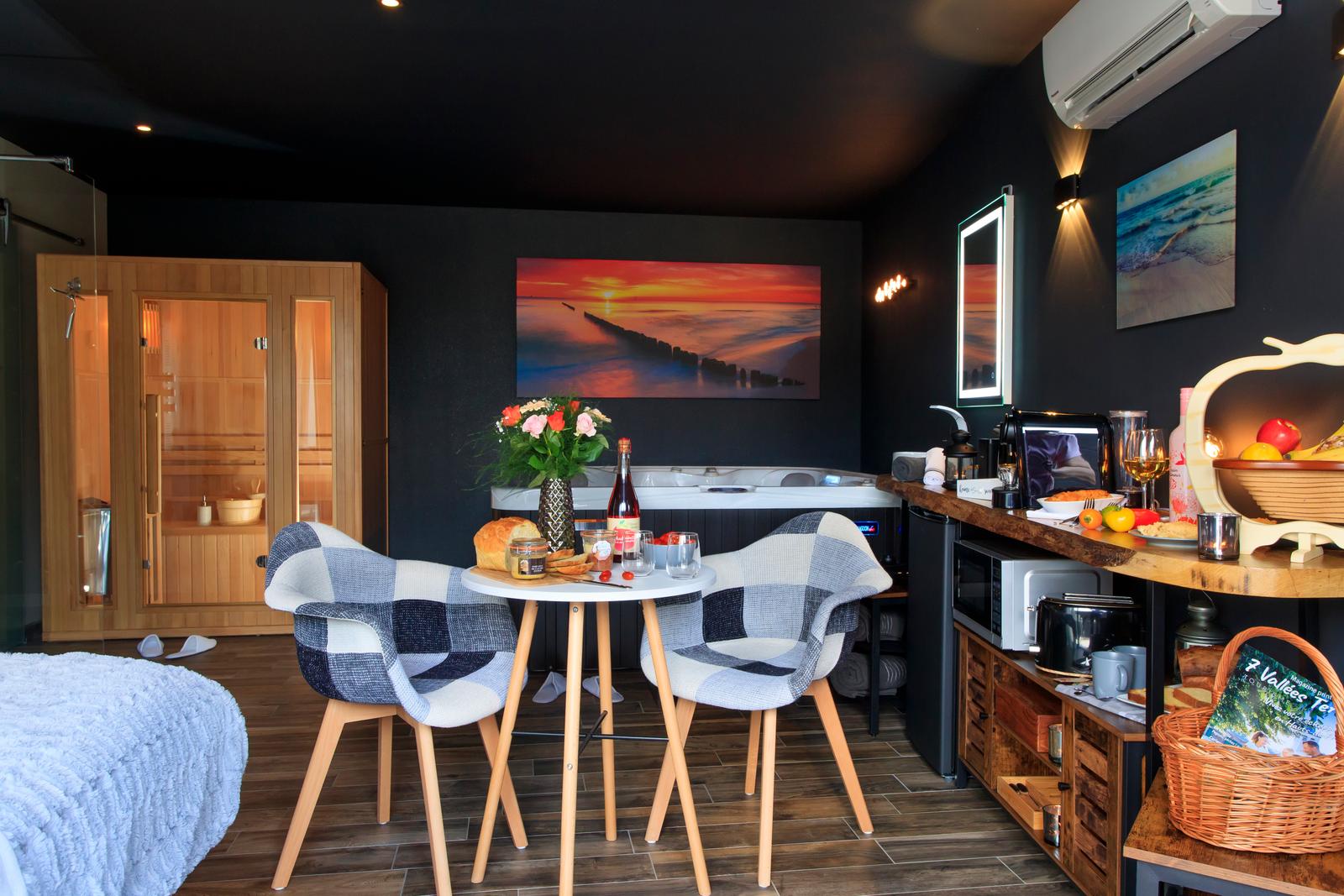 Noyelles-lès-Humières : l'Idylle, chambre d'hôtes avec spa privatif 07