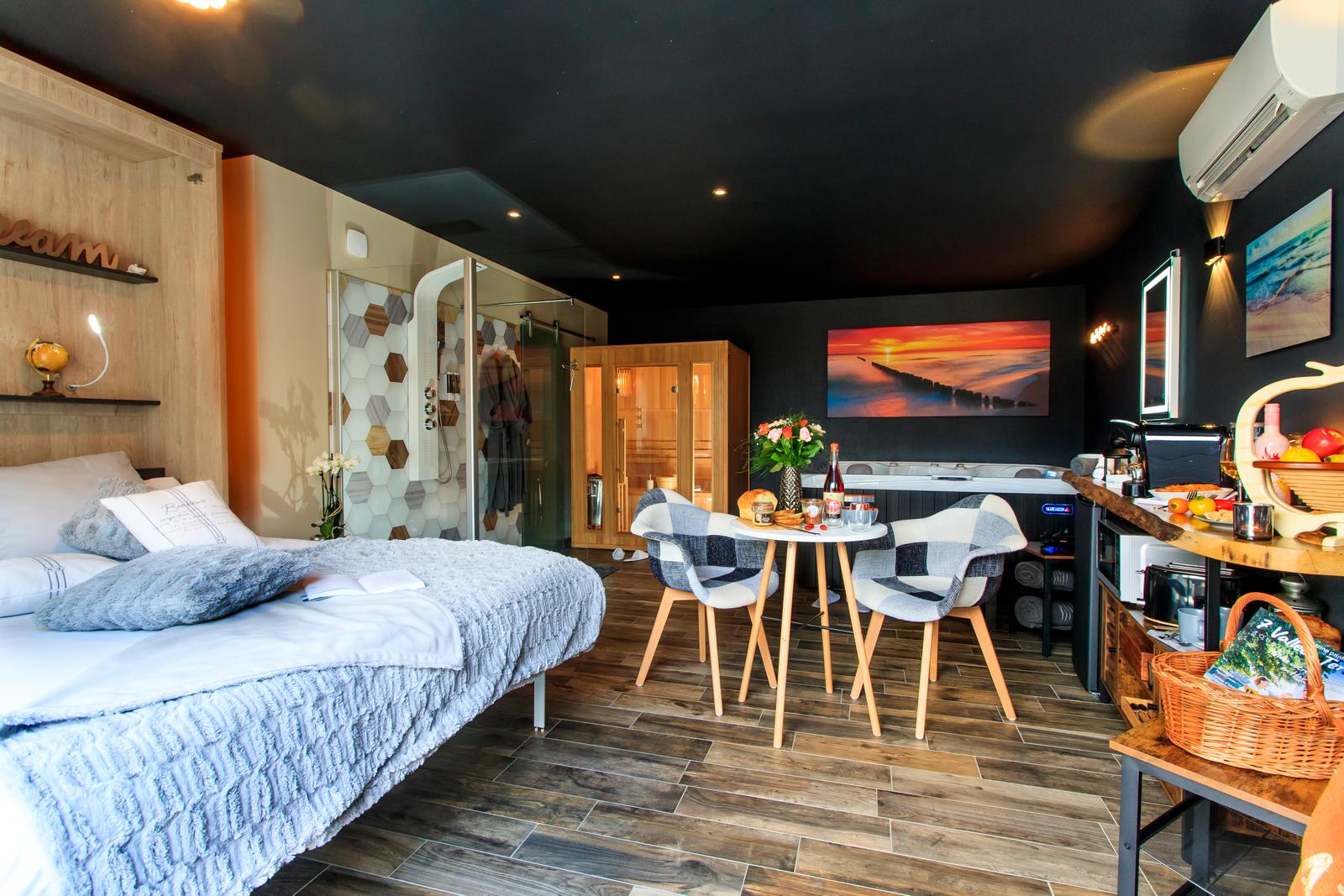 Noyelles-lès-Humières : l'Idylle, chambre d'hôtes avec spa privatif 08