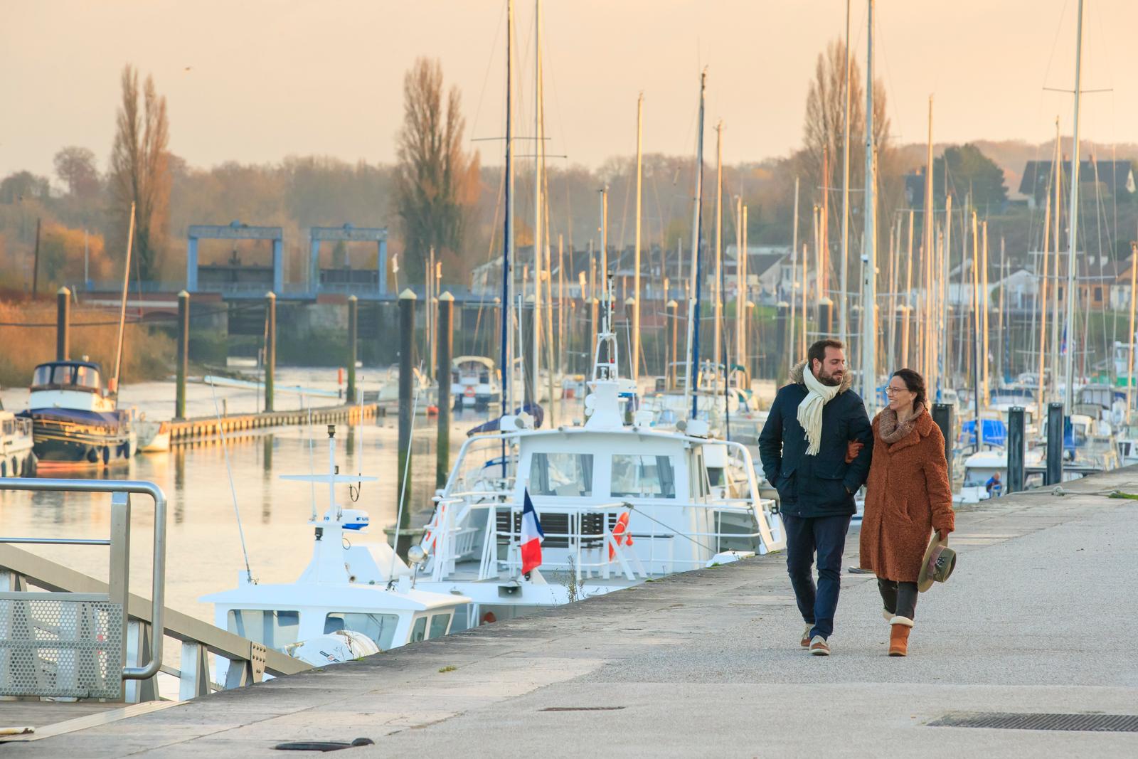 Saint-Valery-sur-Somme : couple en promenade 11