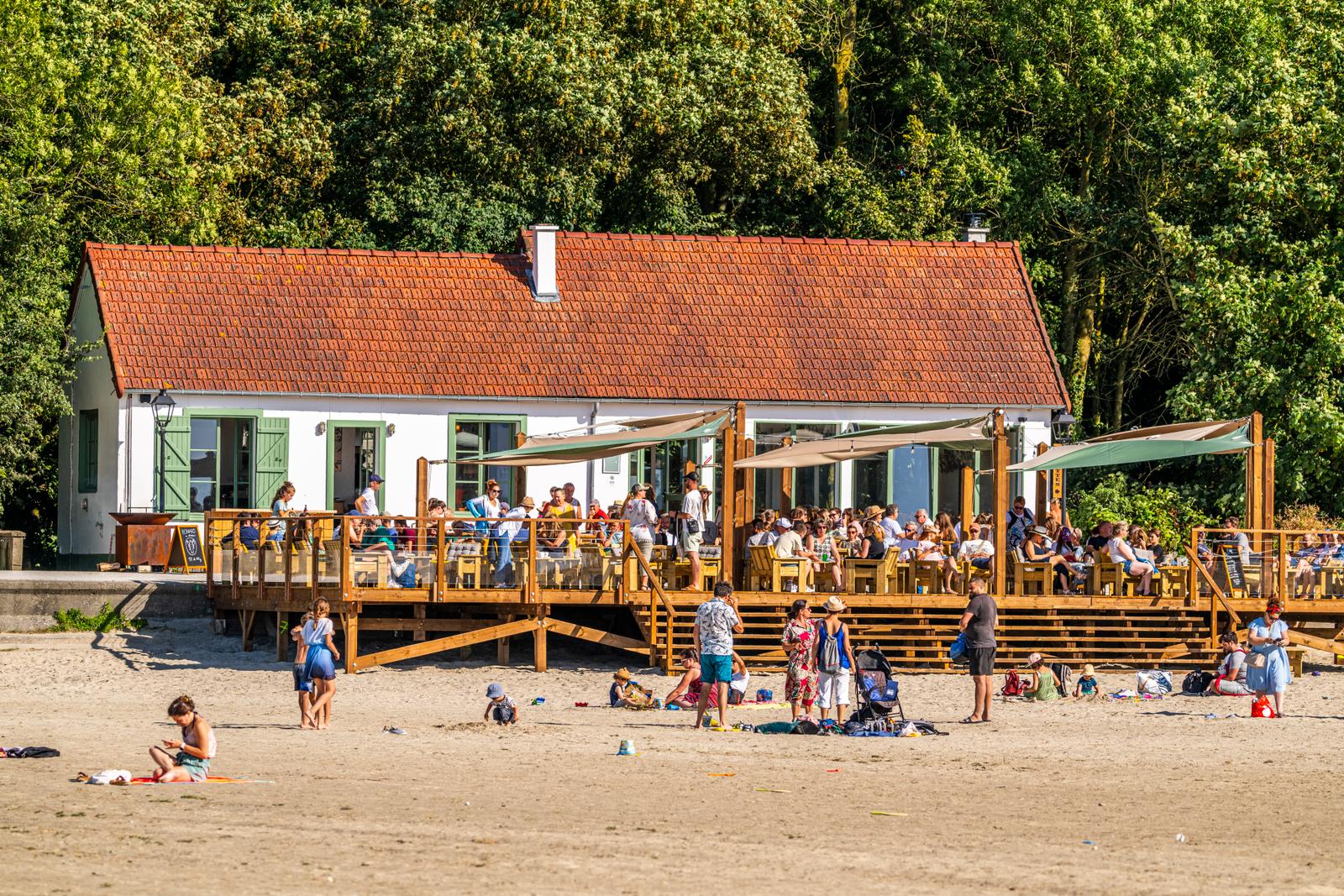 Saint-Valery-sur-Somme : buvette de la plage en été