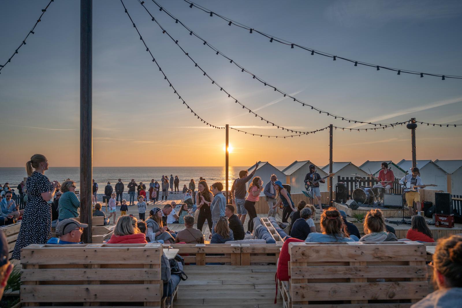 Cayeux : cabine de Mouné bar de plage