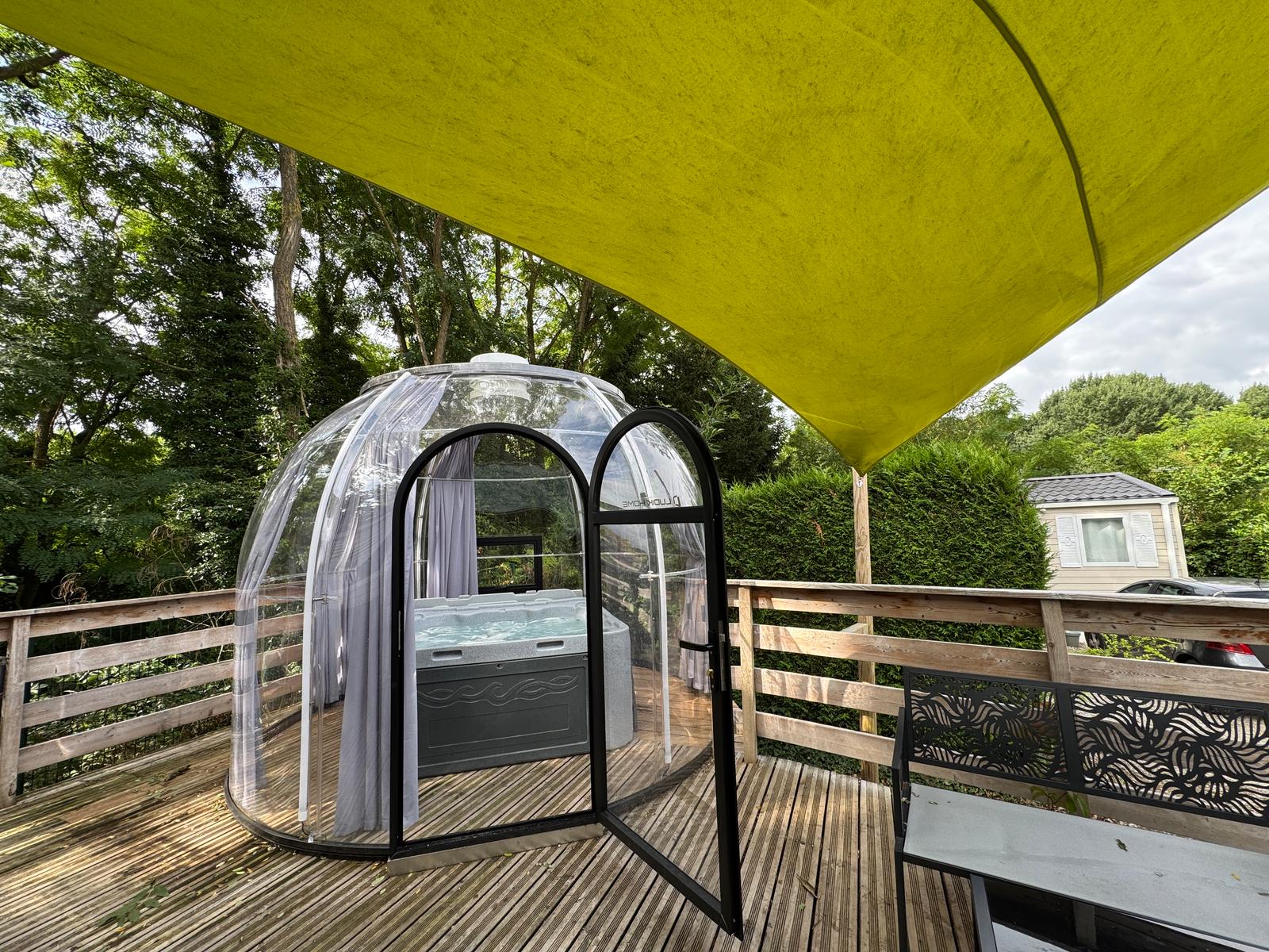 Camping de la Trye : bulle spa
