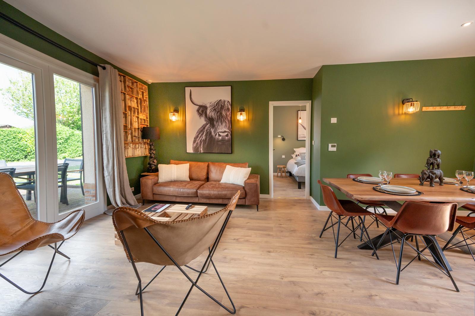Quend-Plage : le Fiacre appartement sauvage salon