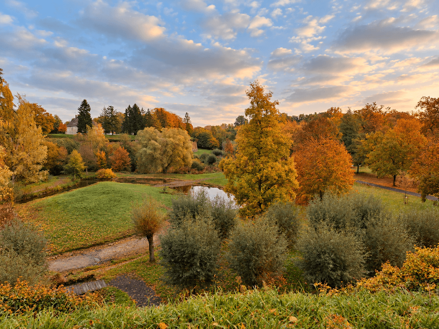 Le Quesnoy : les fortifications à l'automne 02