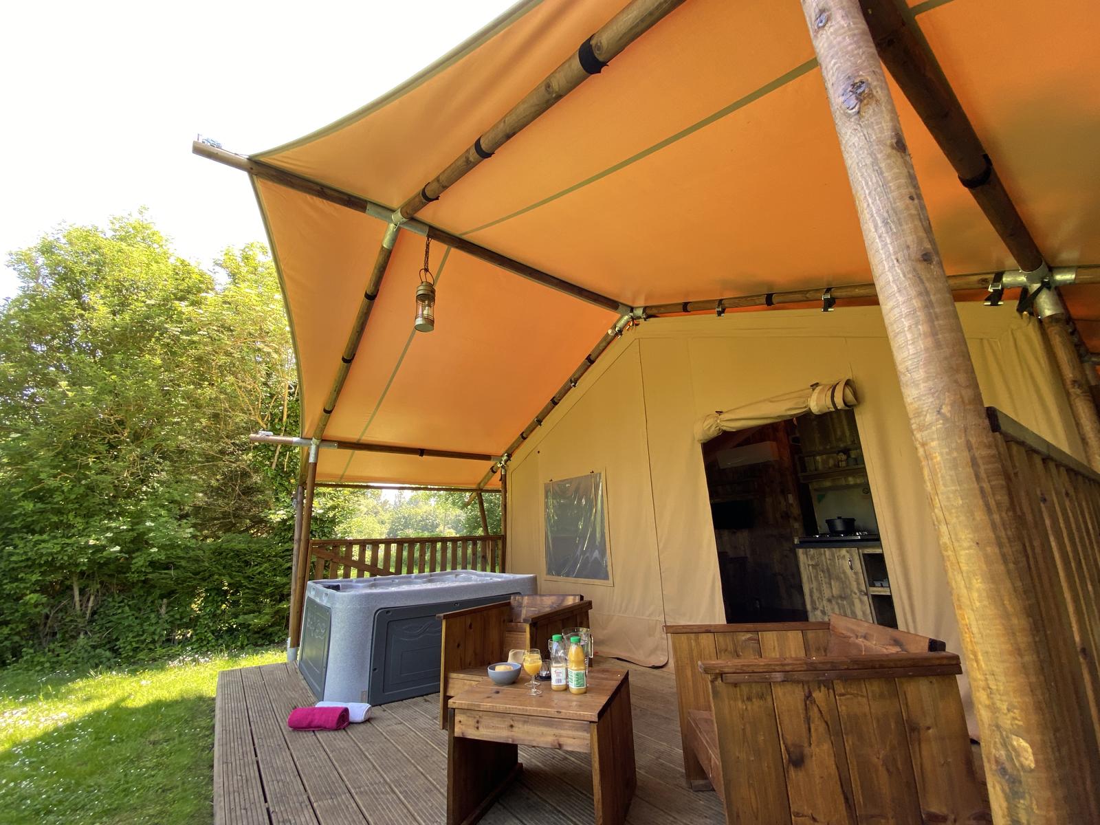 Bresles : camping de la Trye, la tente safari 28